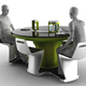 Illustration for article titled Combination Computer and Kitchen Eliminates the Need to Walk to the Fridge